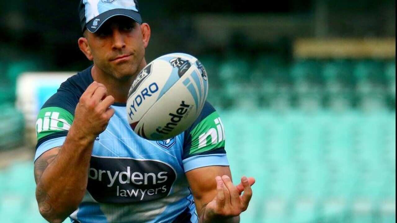 Paul Vaughan of the NSW Blues.