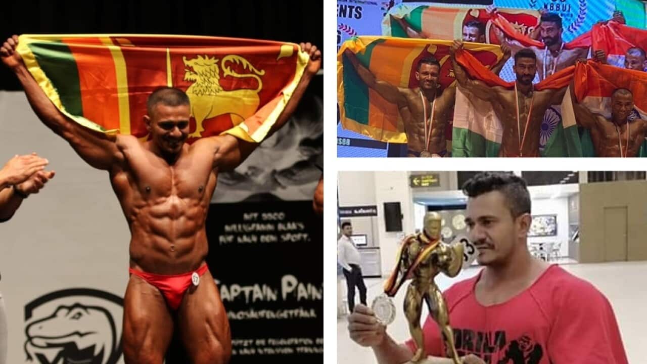 A Sri Lankan Bodybuilder won the European Bodybuilding Championship held in Germany