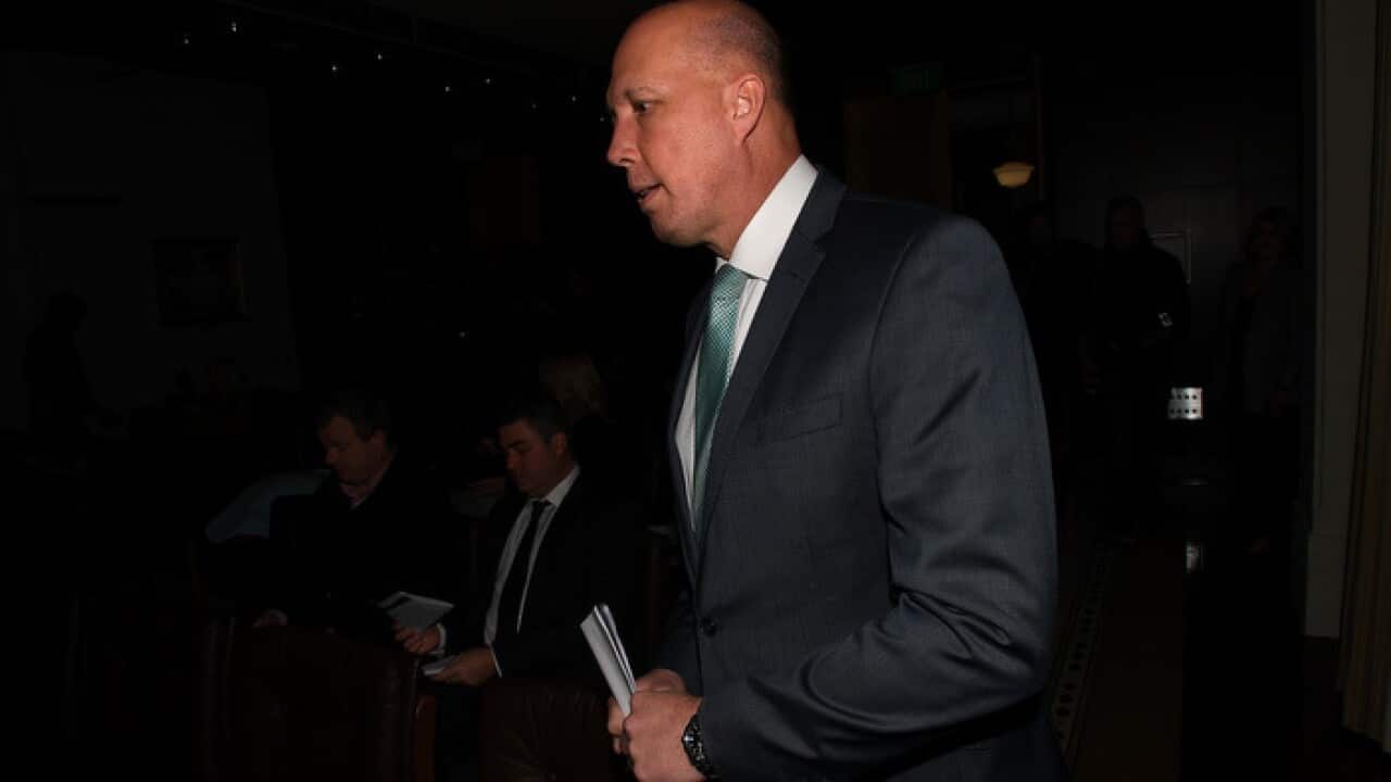 Australian Minister for Home Affairs Peter Dutton