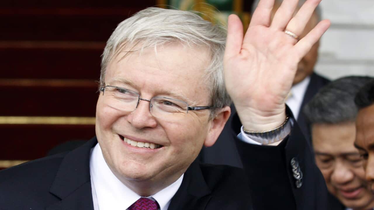 Rudd again goads Abbott to debate