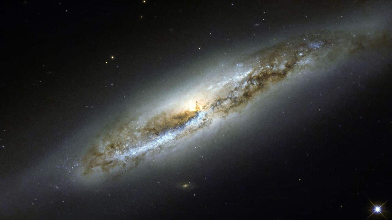 Hubble Space Telescope image of the galaxy NGC 4388.
