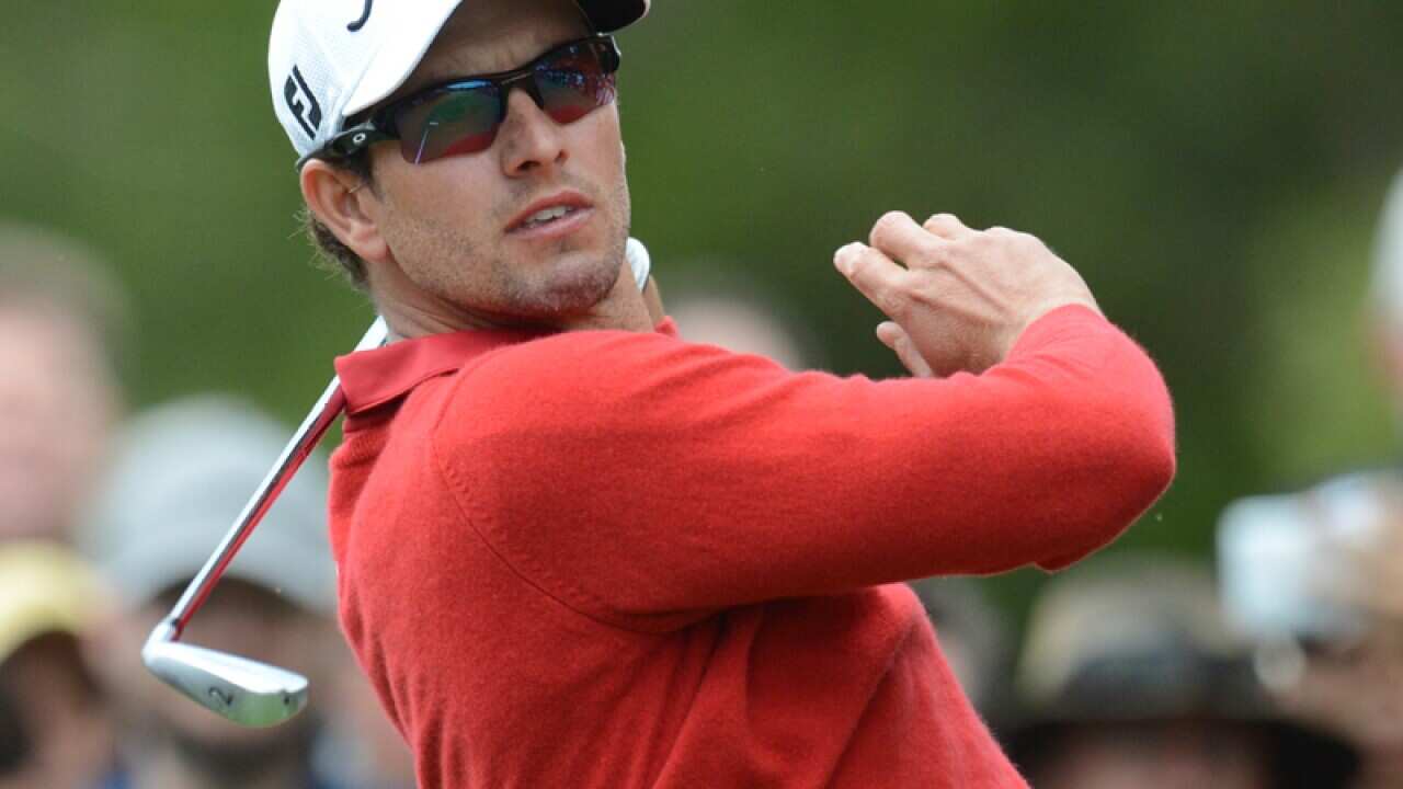 Australian golfer Adam Scott