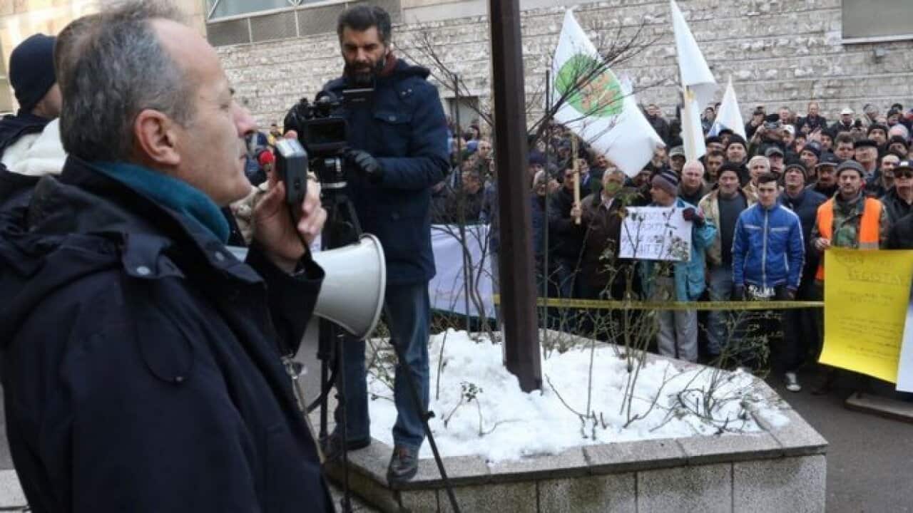 Protests in Sarajevo