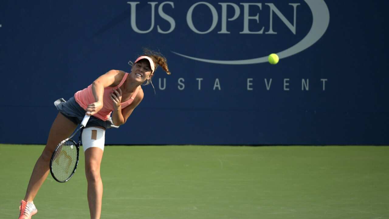 Olivia Rogowska during the US Open