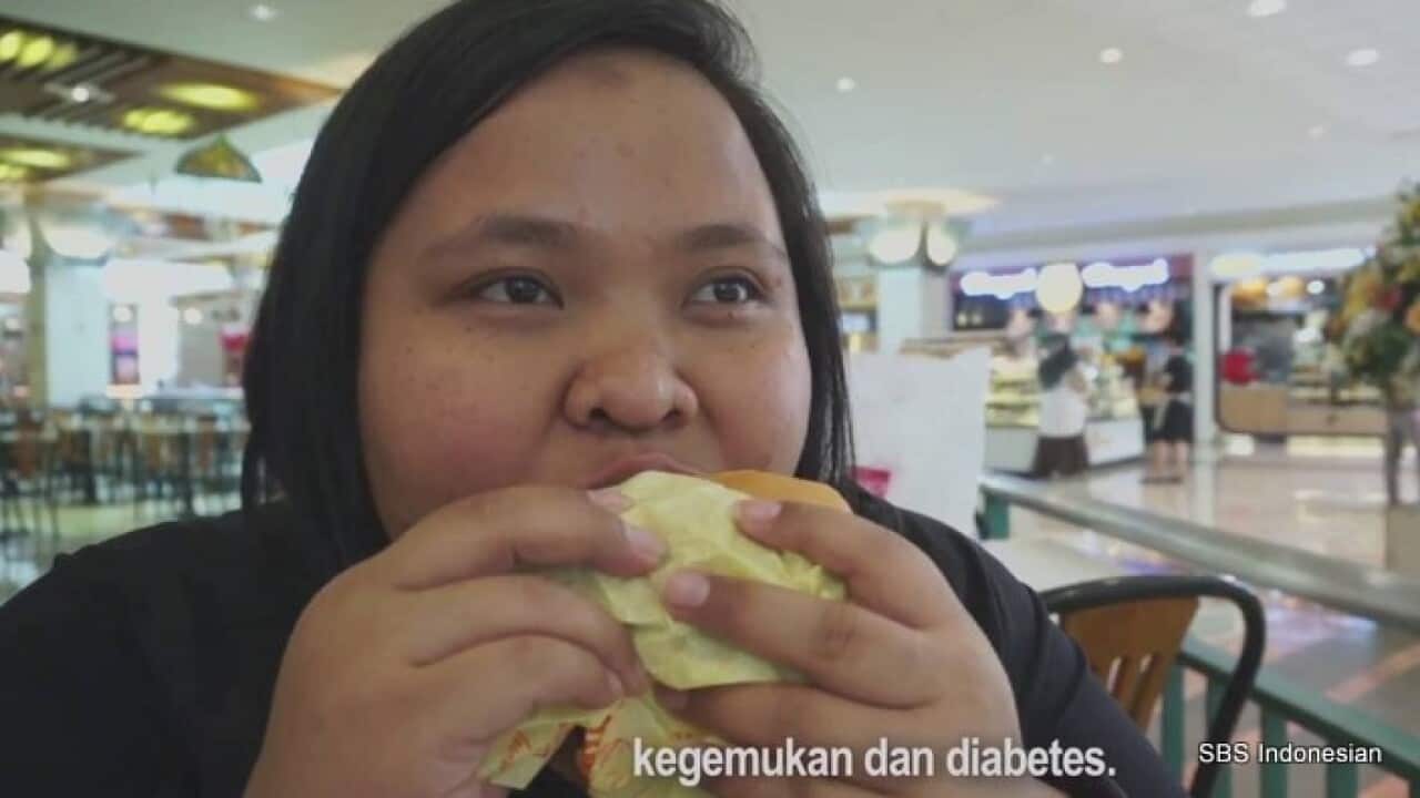 Neneng, a subject of documentary film 'Indonesia XXL' - 2016