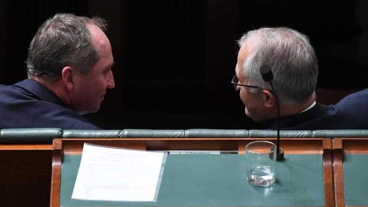 The Nationals have rallied in defence of their leader Barnaby Joyce, as Labor mounts its campaign for the deputy prime minister to stand down.