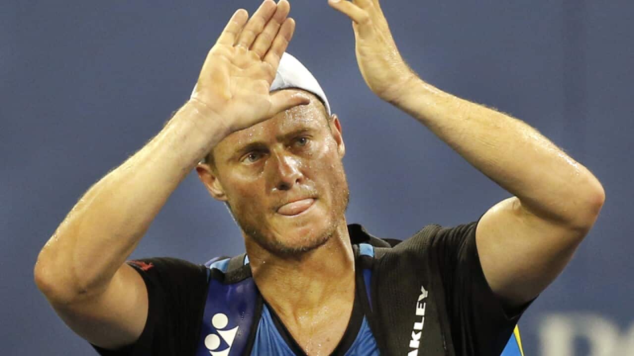 Australian veteran tennis player Lleyton Hewitt