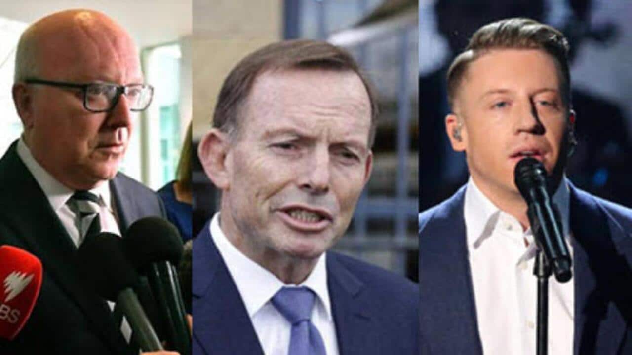 Brandis hits out at Abbott for opposing Macklemore's pro-same sex marriage song at NRL final