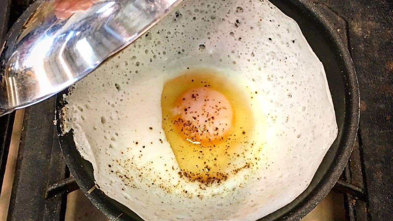 Sri Lankan egg hopper