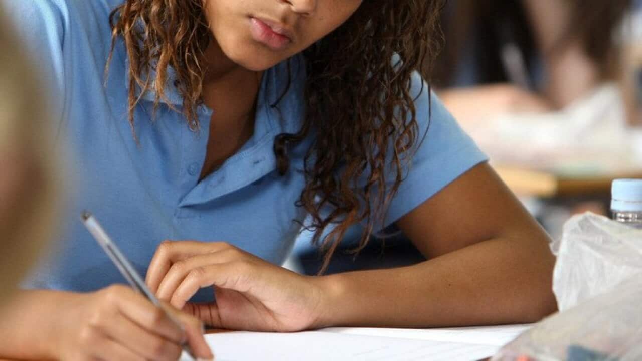 a pupil after an exam