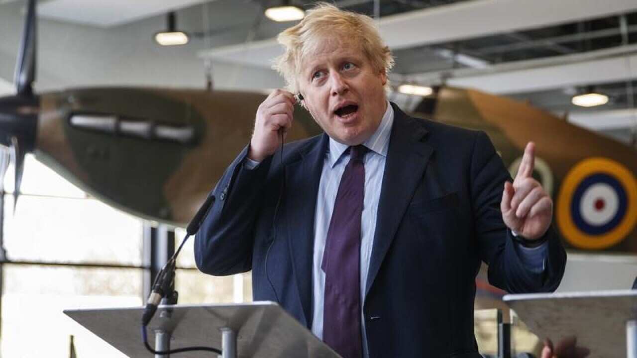 Britain's Foreign Secretary Boris Johnson