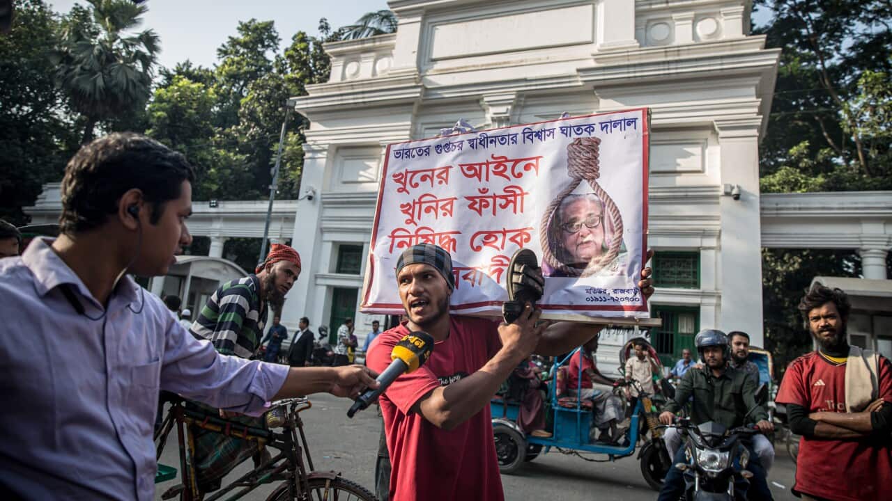 Prime minister Sheikh Hasina sentenced to death in Dhaka, Bangladesh - 17 Nov 2025
