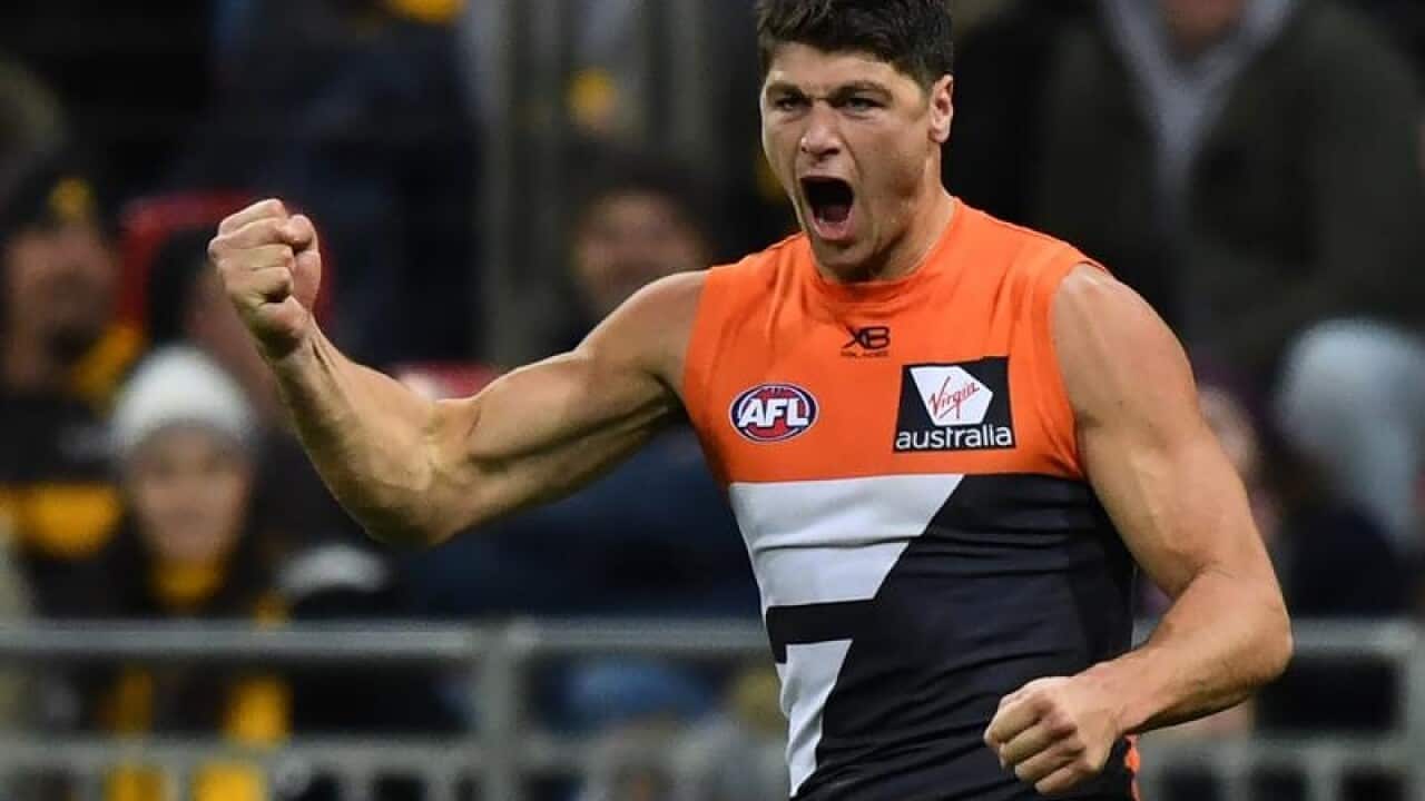 GWS ruckman-forward Jonathon Patton