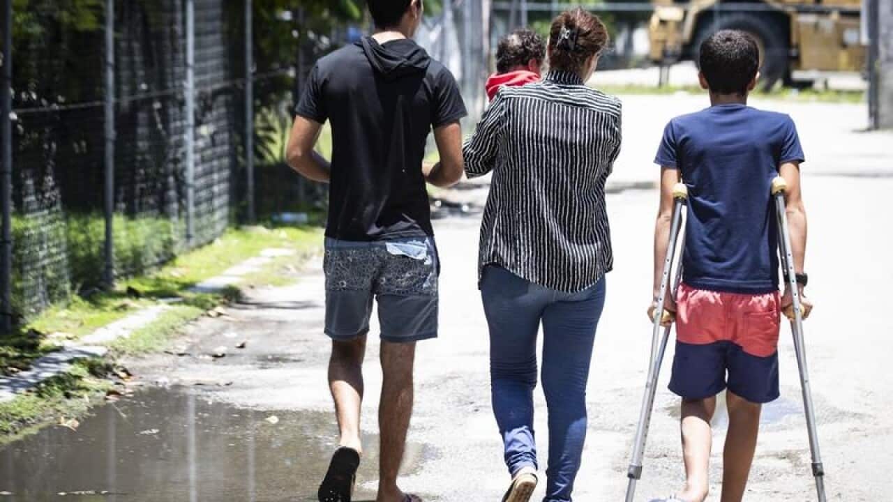 young refugees on Nauru