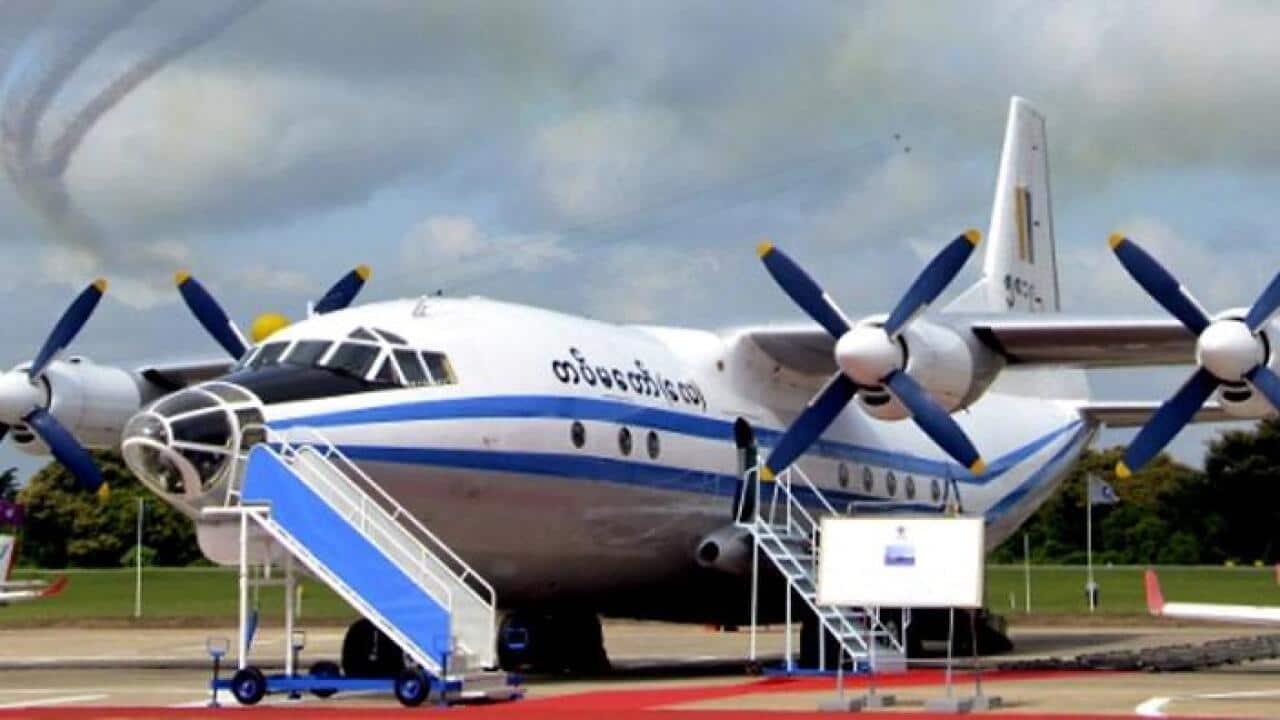 Myanmar military plane missing