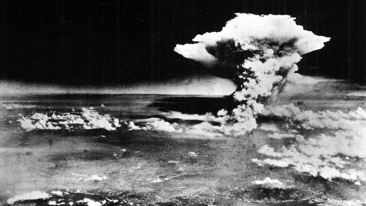 Hiroshima, Japan, shortly after the Little Boy atomic bomb was dropped, 1945