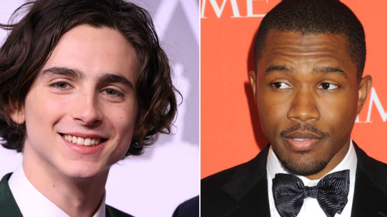 Timothée Chalamet and Frank Ocean