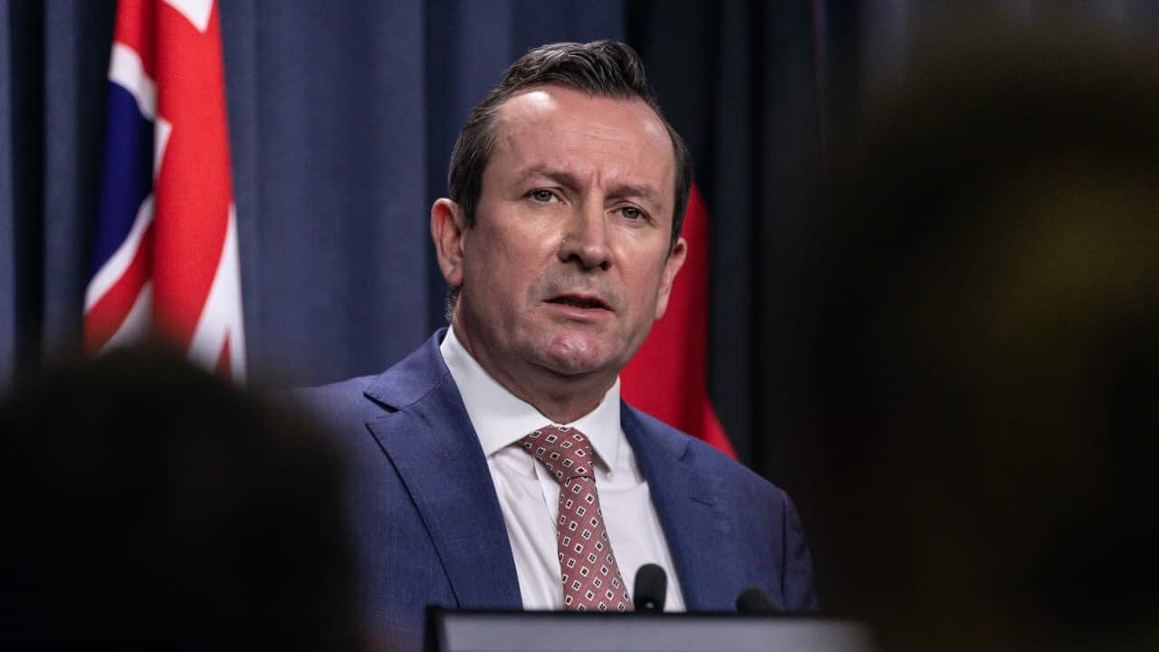 WA Premier Mark McGowan speaks at a press conference in Perth on Tuesday, 29 June, 2021.