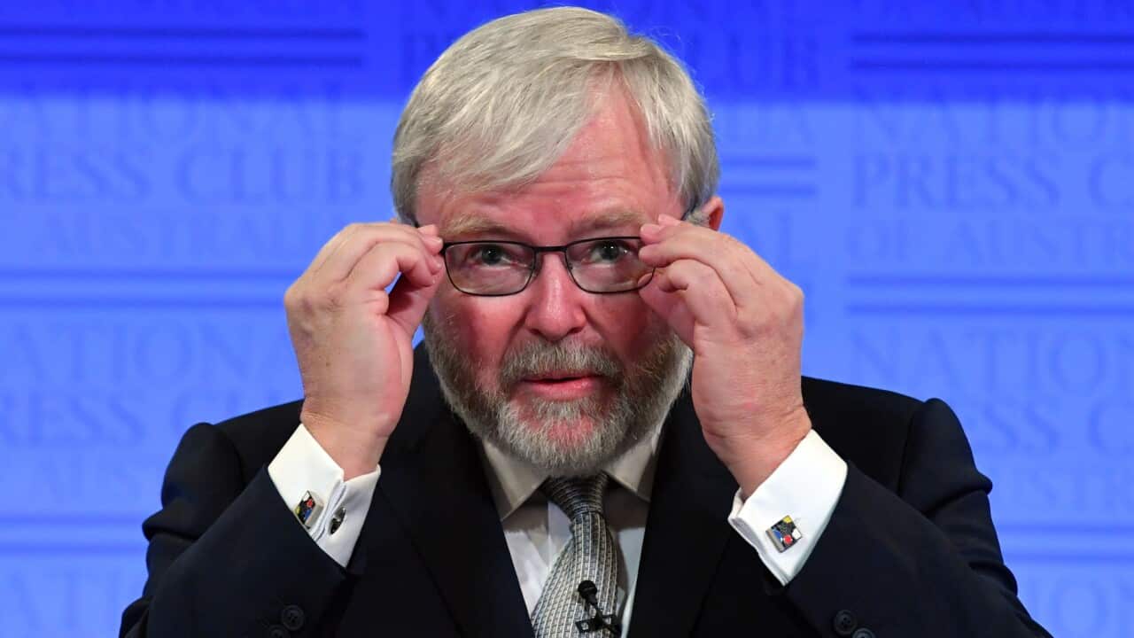 Former prime minister Kevin Rudd