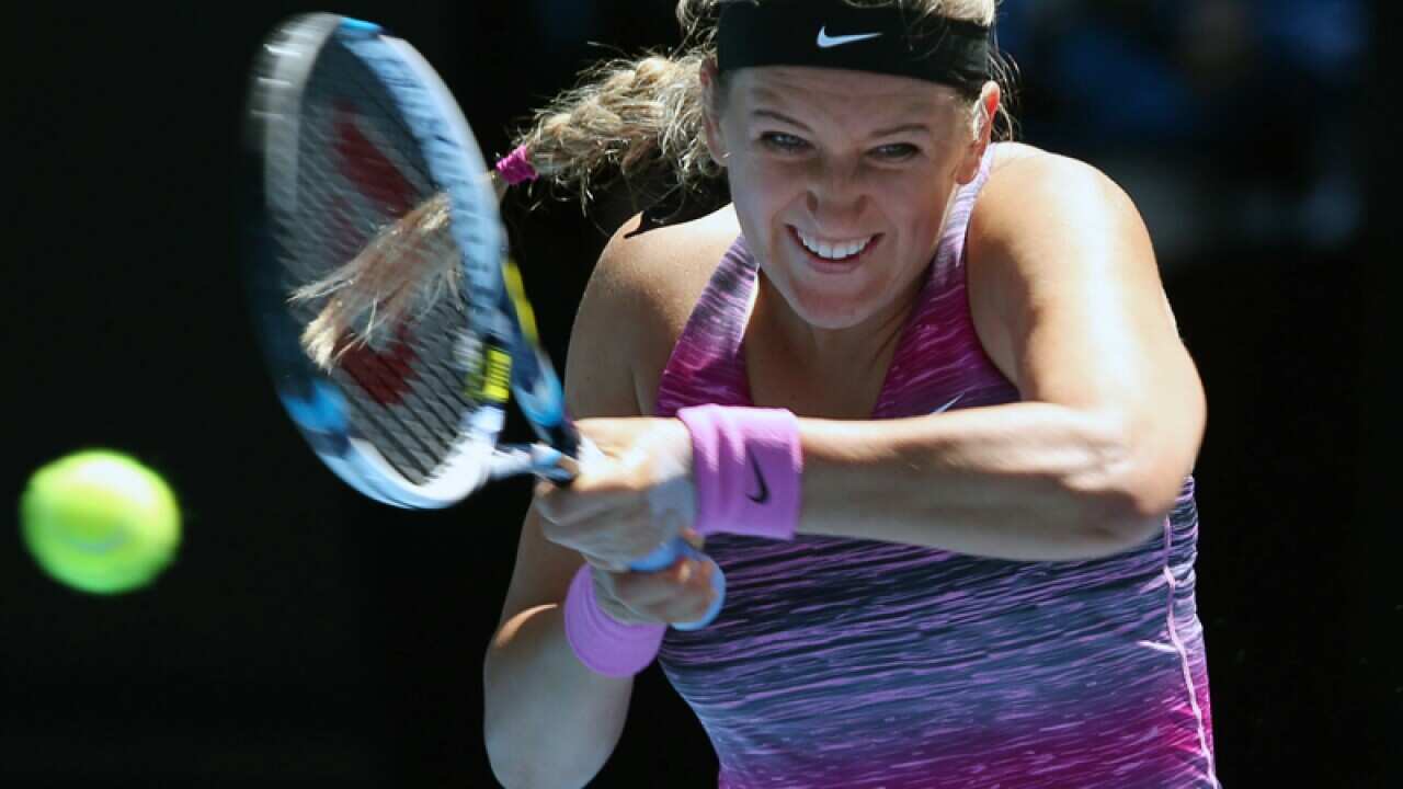 Victoria Azarenka during the Australian Open