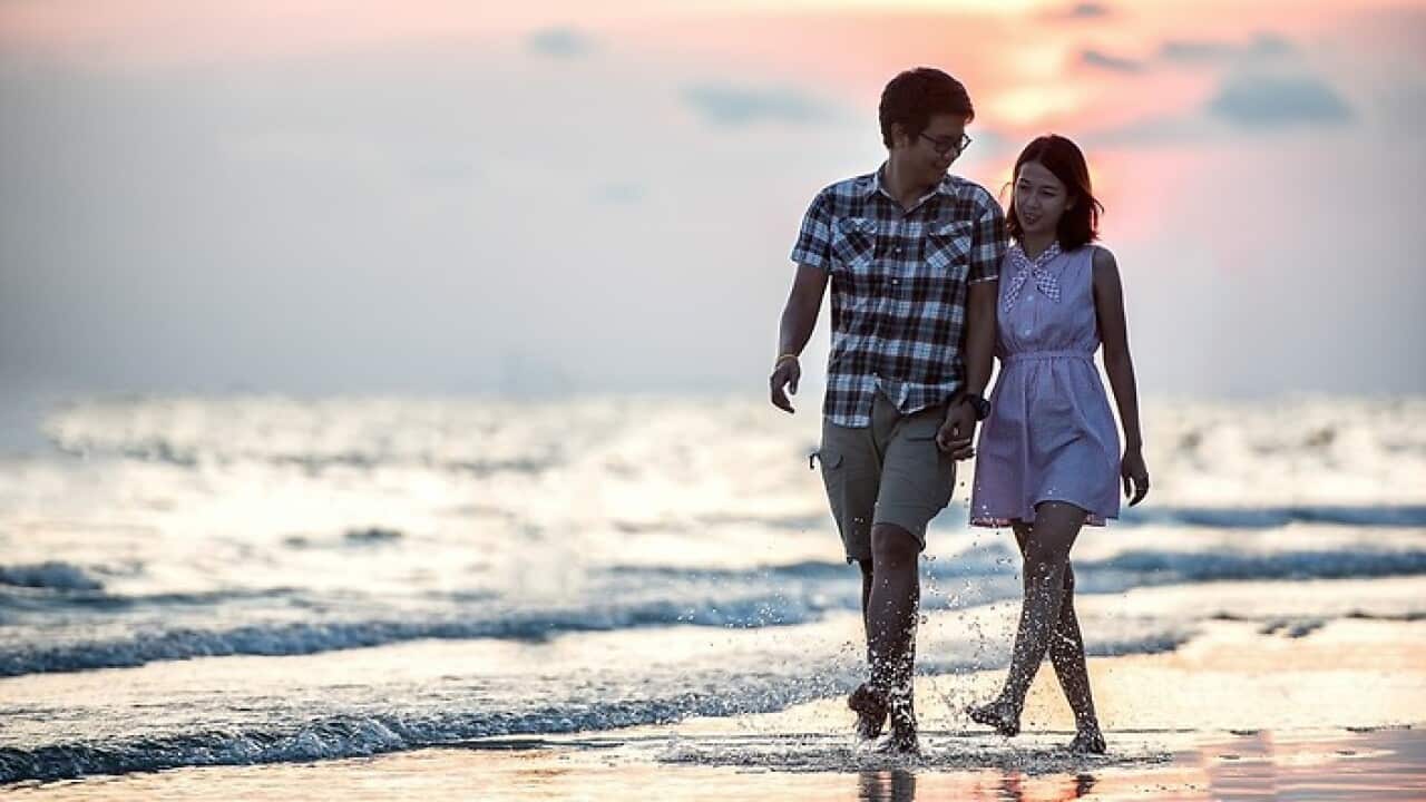 Couple on the beach