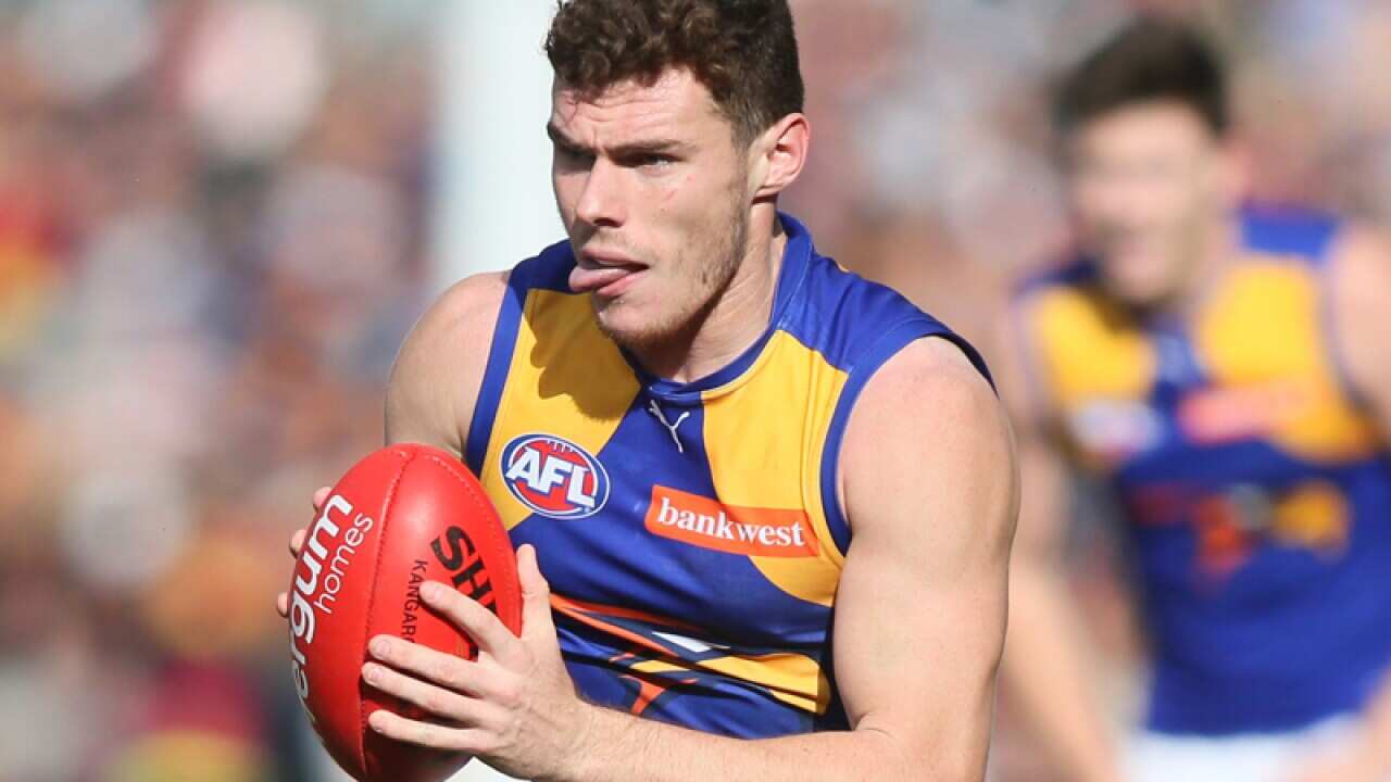 Luke Shuey of the West Coast Eagles.