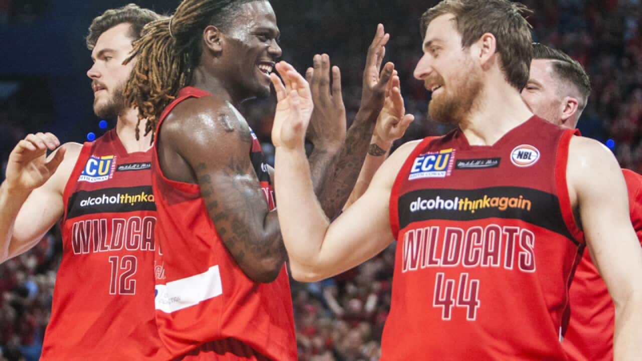 Jaron Johnson of the Perth Wildcats