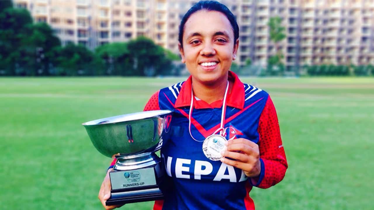 Nepali women cricketer Karuna Bhandari