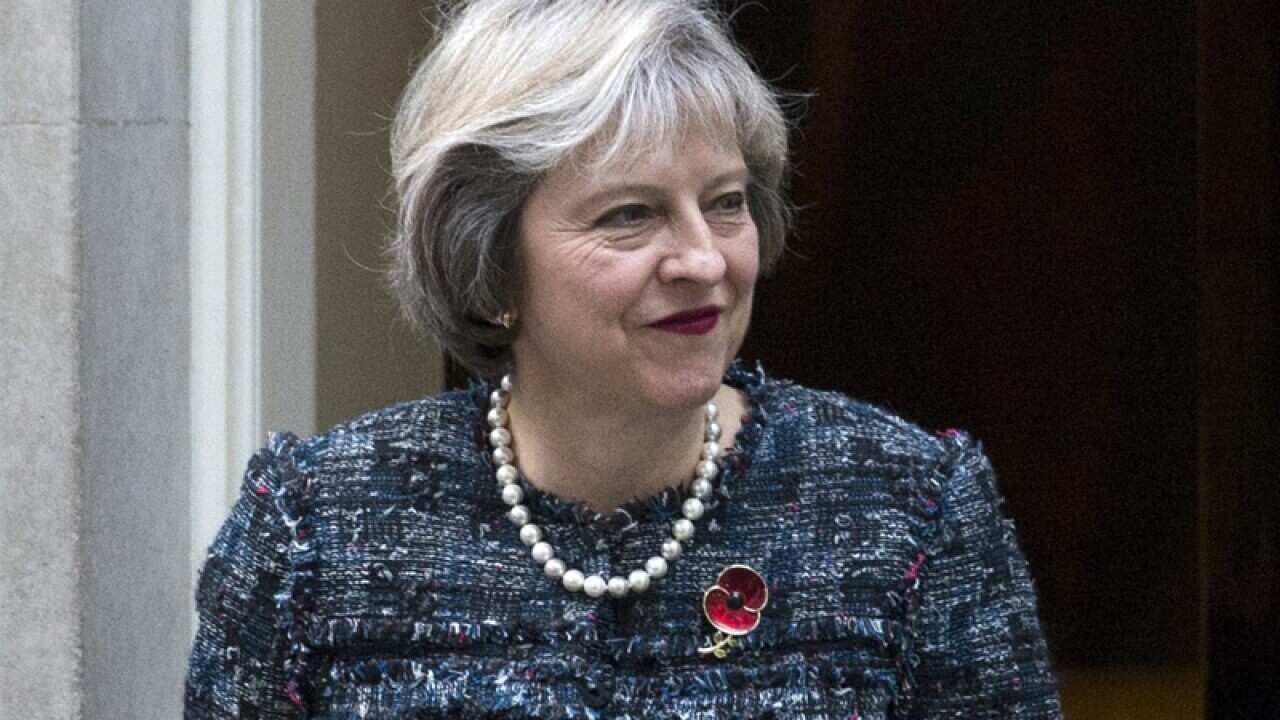 British prime minister Theresa May