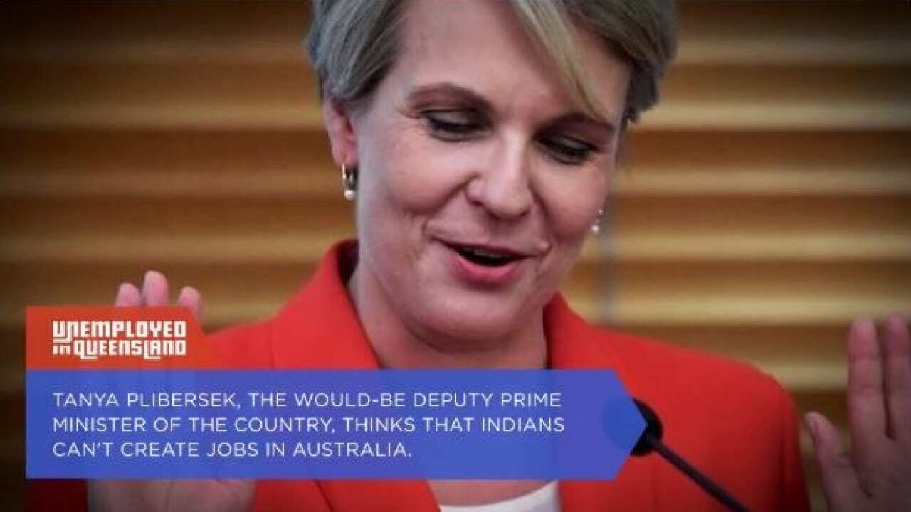 A paid Twitter advertisement from Unemployed in QLD.