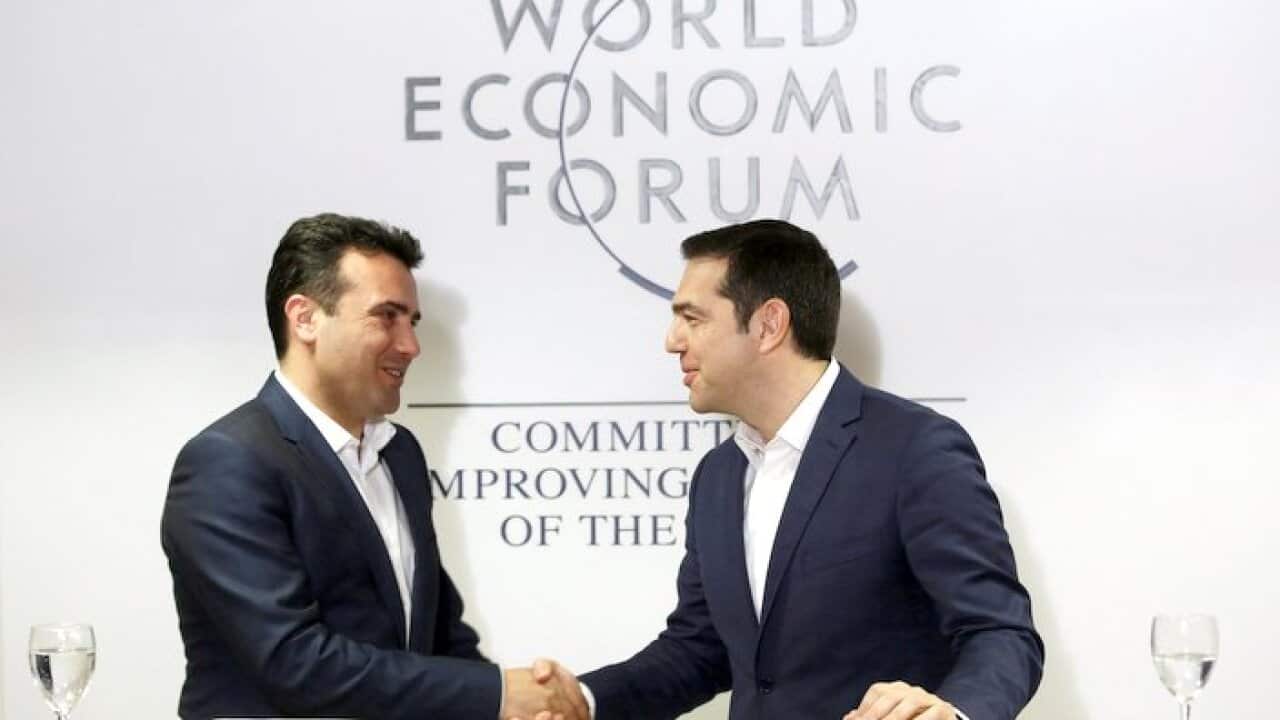 Zoran Zaev and Alexis Tsipras