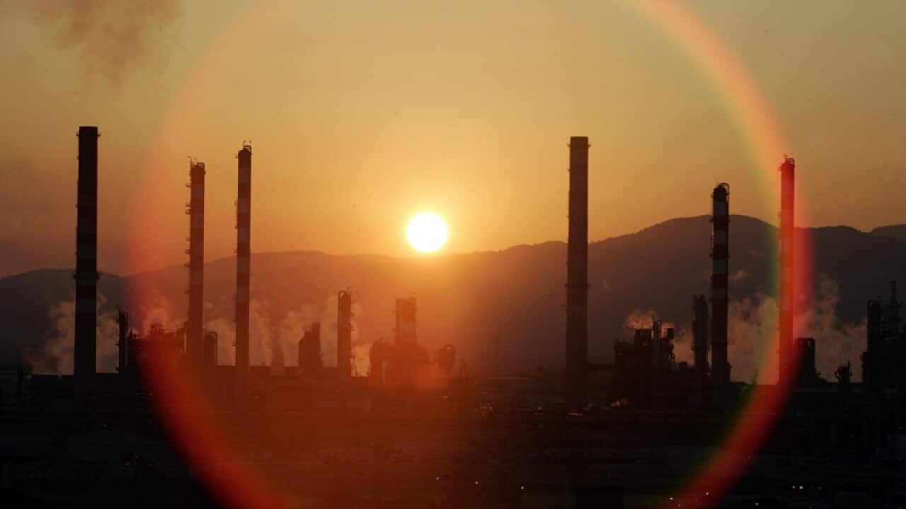 A Repsol refinery in Spain