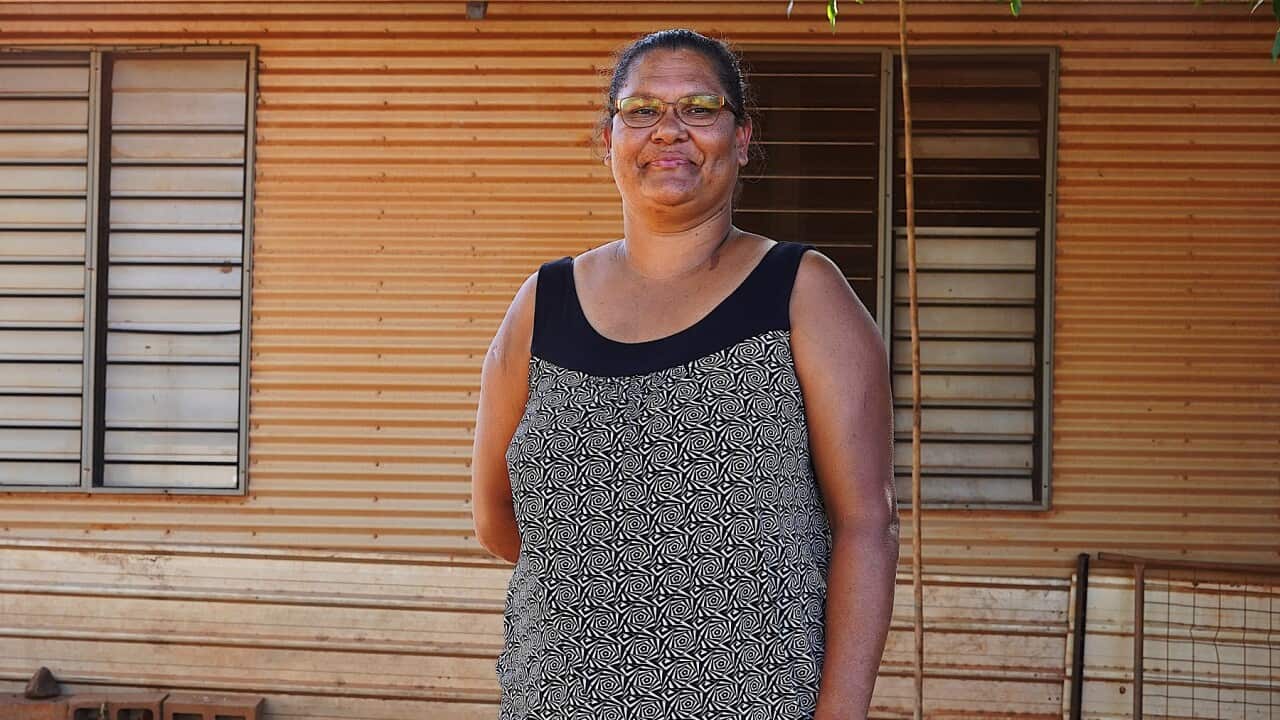 Bettina Danganbarr is working toward stopping domestic violence on Galiwin'ku (Aneeta Bhole, SBS News).jpg