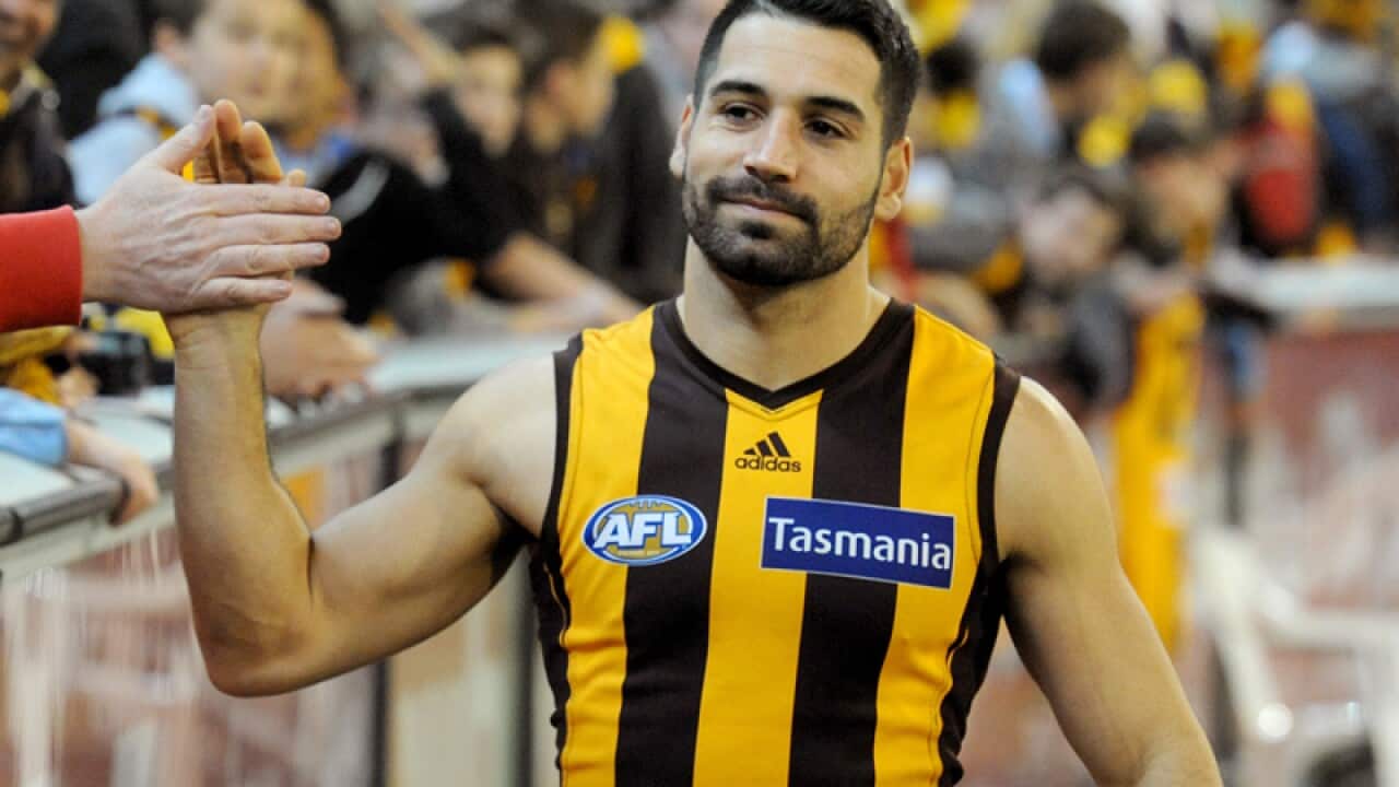 Hawthorn small forward Paul Puopolo