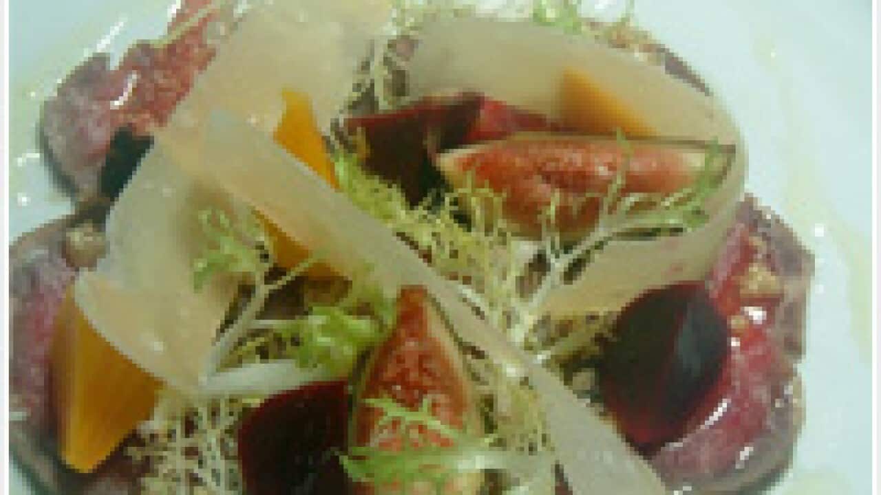 Beef carpaccio