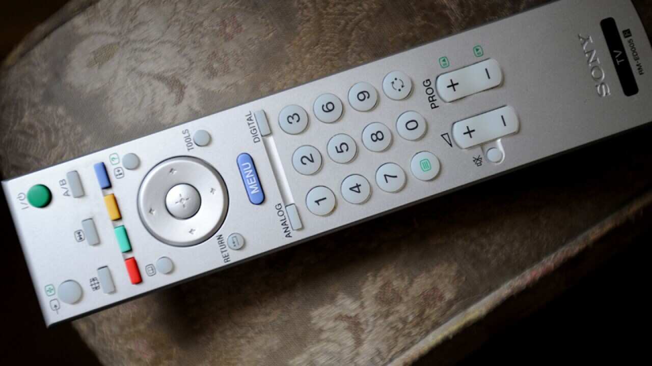 A television remote