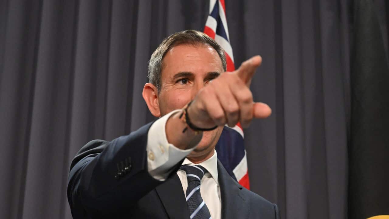 JIM CHALMERS BUDGET SURPLUS PRESSER