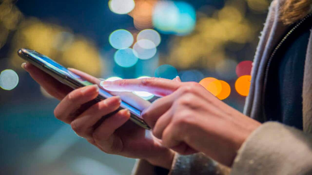 Woman Using Smartphone 