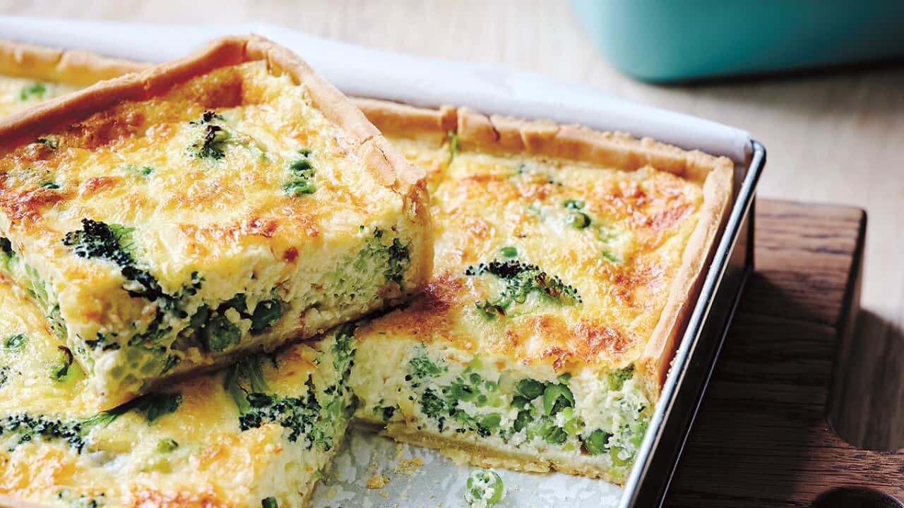 Simple shortcrust pastry Used in broccoli tart