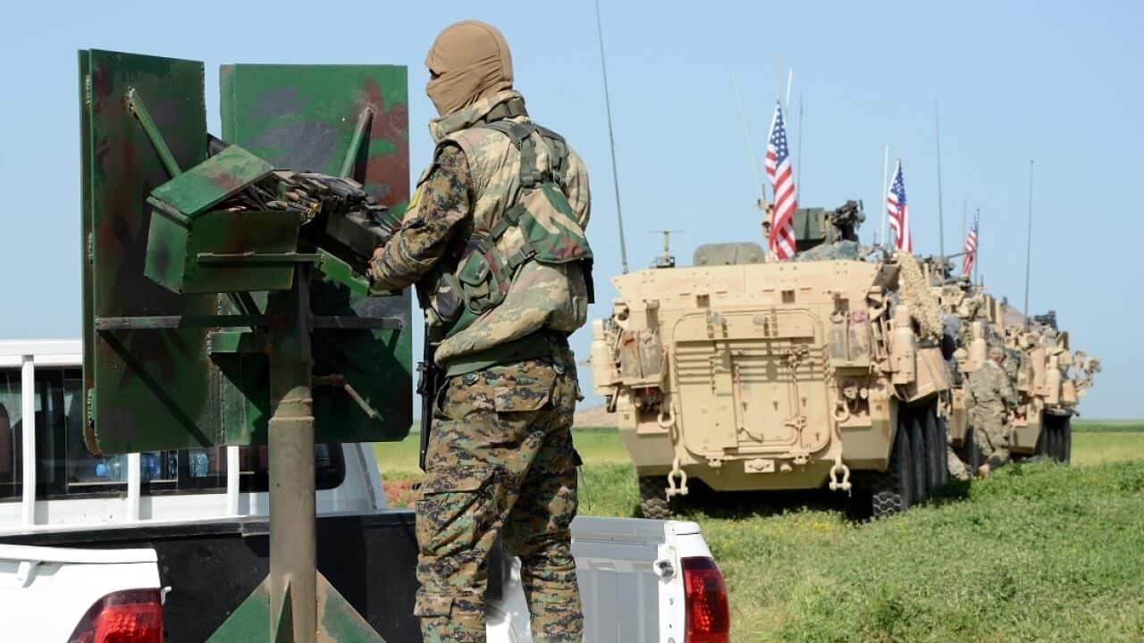 About 2,000 US troops remain in Syria.