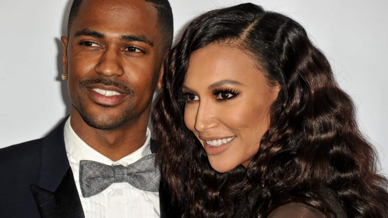 Big Sean and Naya Rivera arrive at TrevorLIVE Benefit in Los Angeles