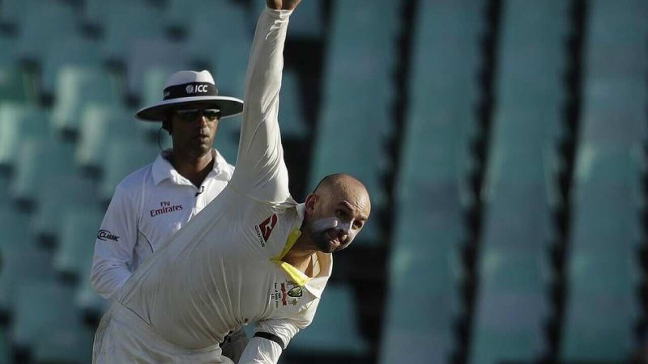 Australian bowler Nathan Lyon