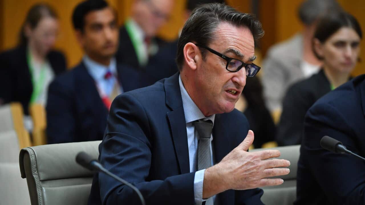 Secretary to the Treasury Dr Steven Kennedy appears before the Senate Estimates hearing