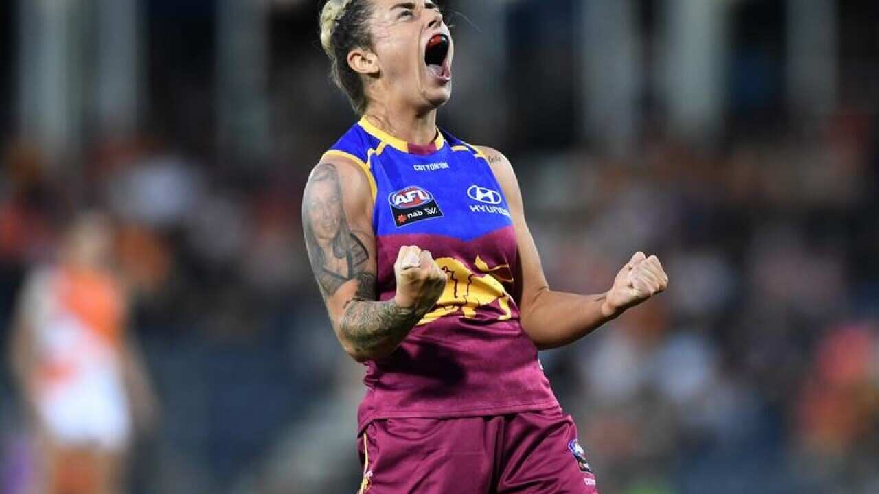 Jess Wuetschner of the Lions.