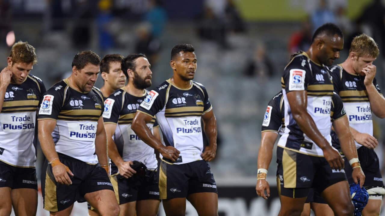 Brumbies players disappointed after loosing