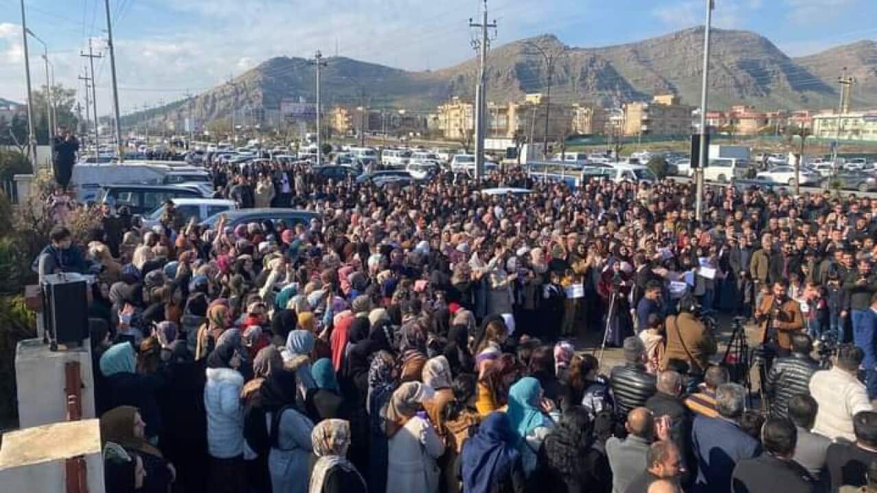 Teachers on strike in Sulaimani.jpeg
