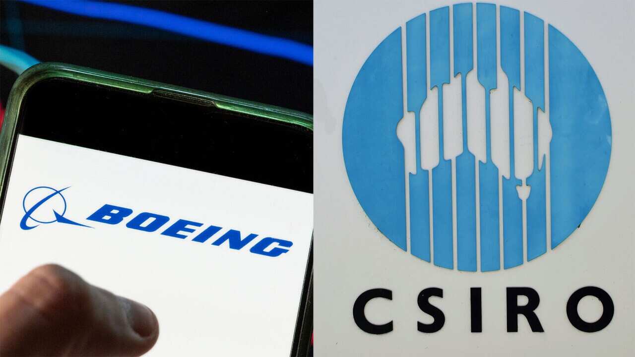 لگوهای CSIRO و بوئینگ