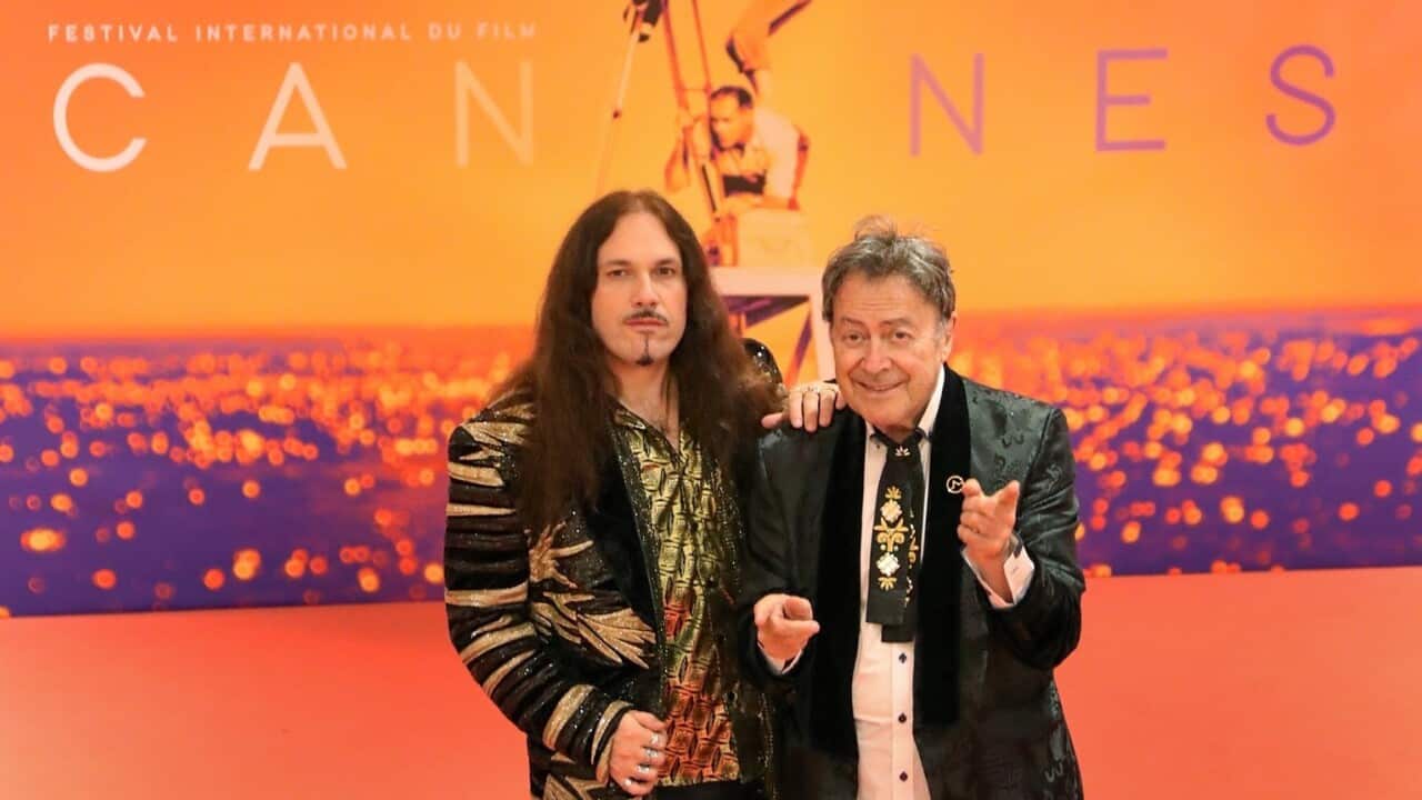 Charles Billich and Steve Ravić at Festival de Cannes