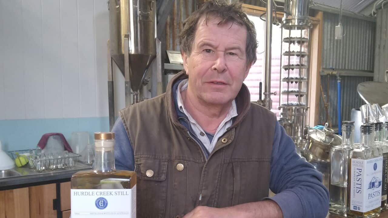 Le pastis de Simon Brooke-Taylor est l'un des six meilleurs spiritueux d'Australie, selon l'Australian Financial Review