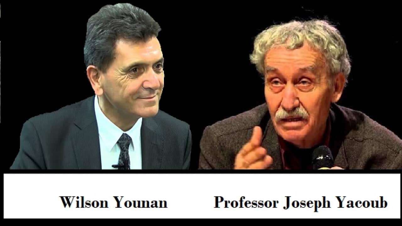 Wilosn Younan and Prof Joseph Jacoub talking about Mar Tooma Oudo